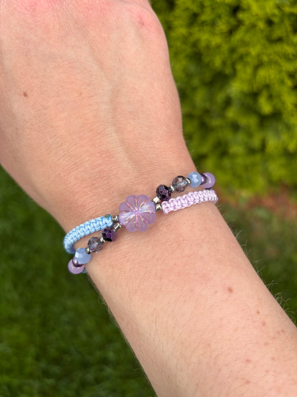 Flower Crisscross Bracelet