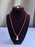 Orange Tabby Kitty Charm Set