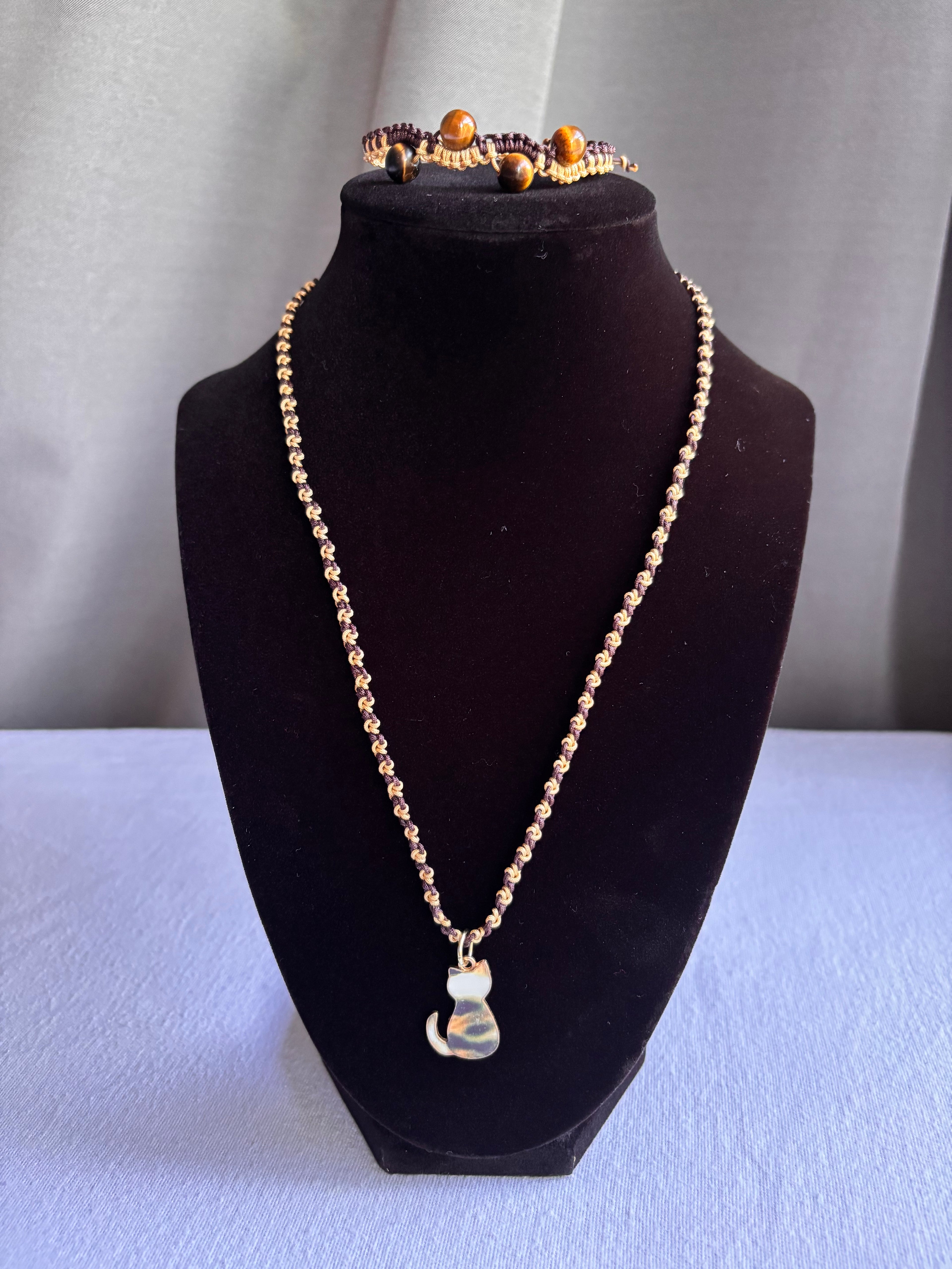 Tortoiseshell Kitty Charm Set
