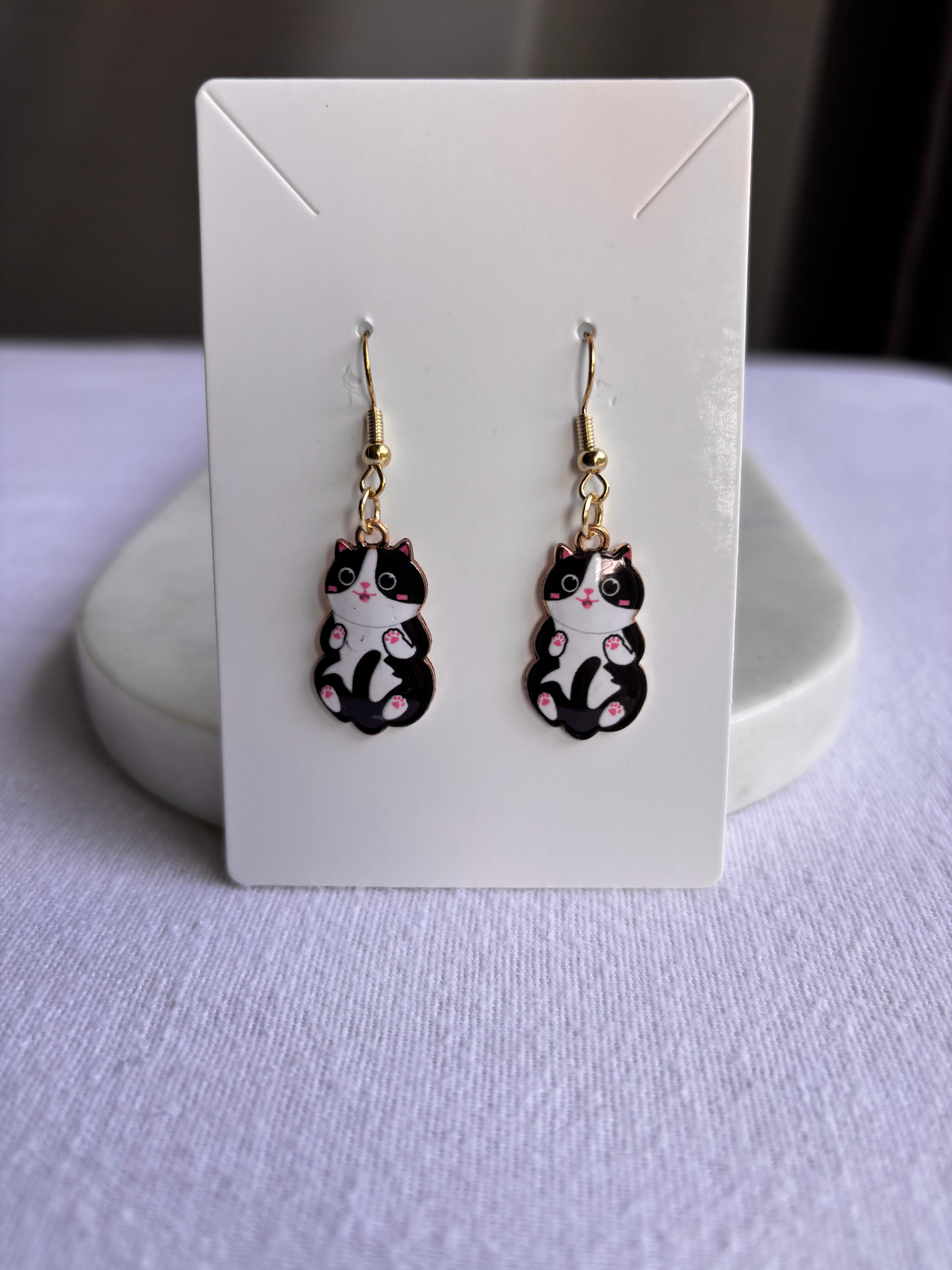 Kitty Dangle Earrings