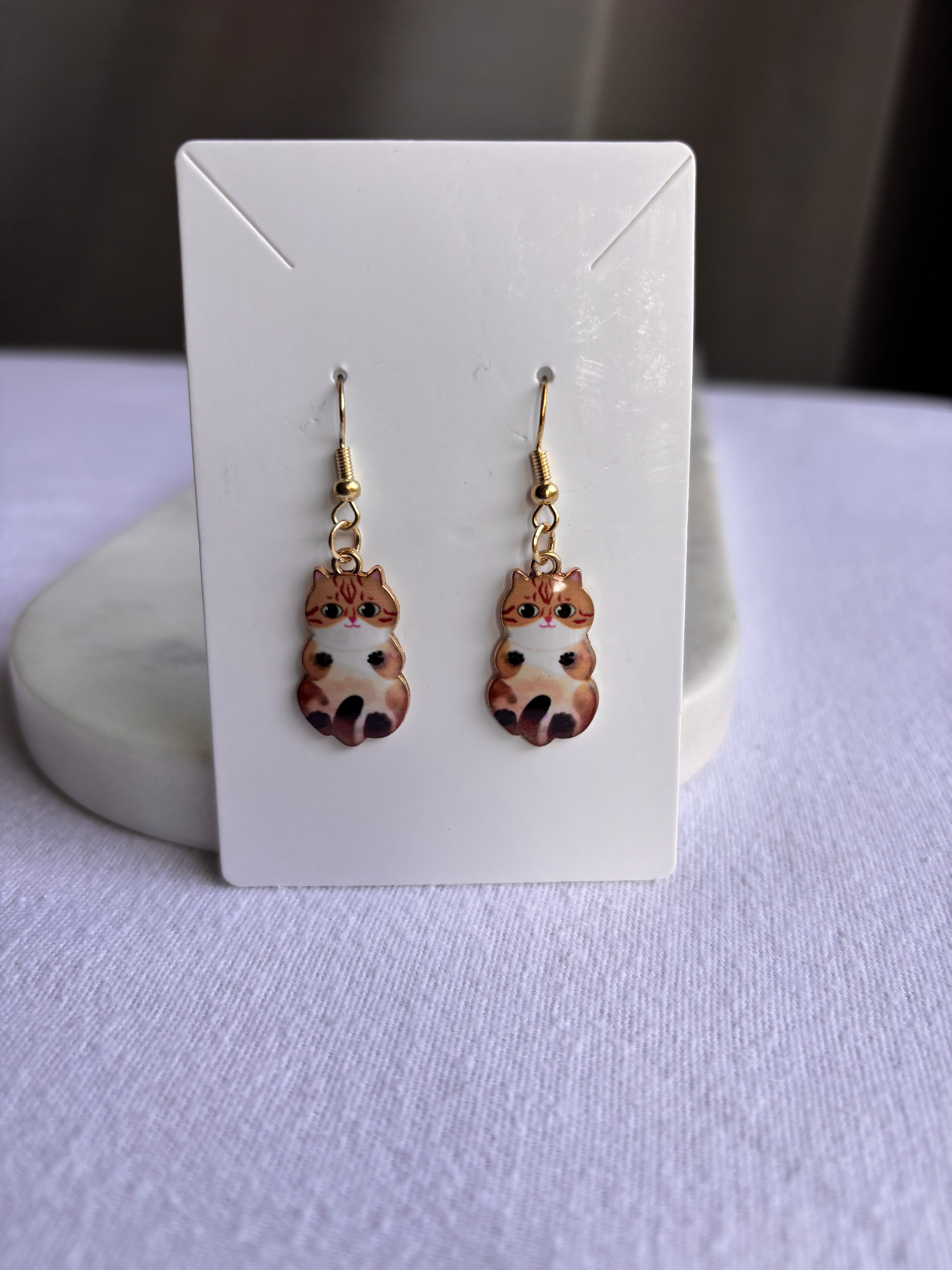 Kitty Dangle Earrings