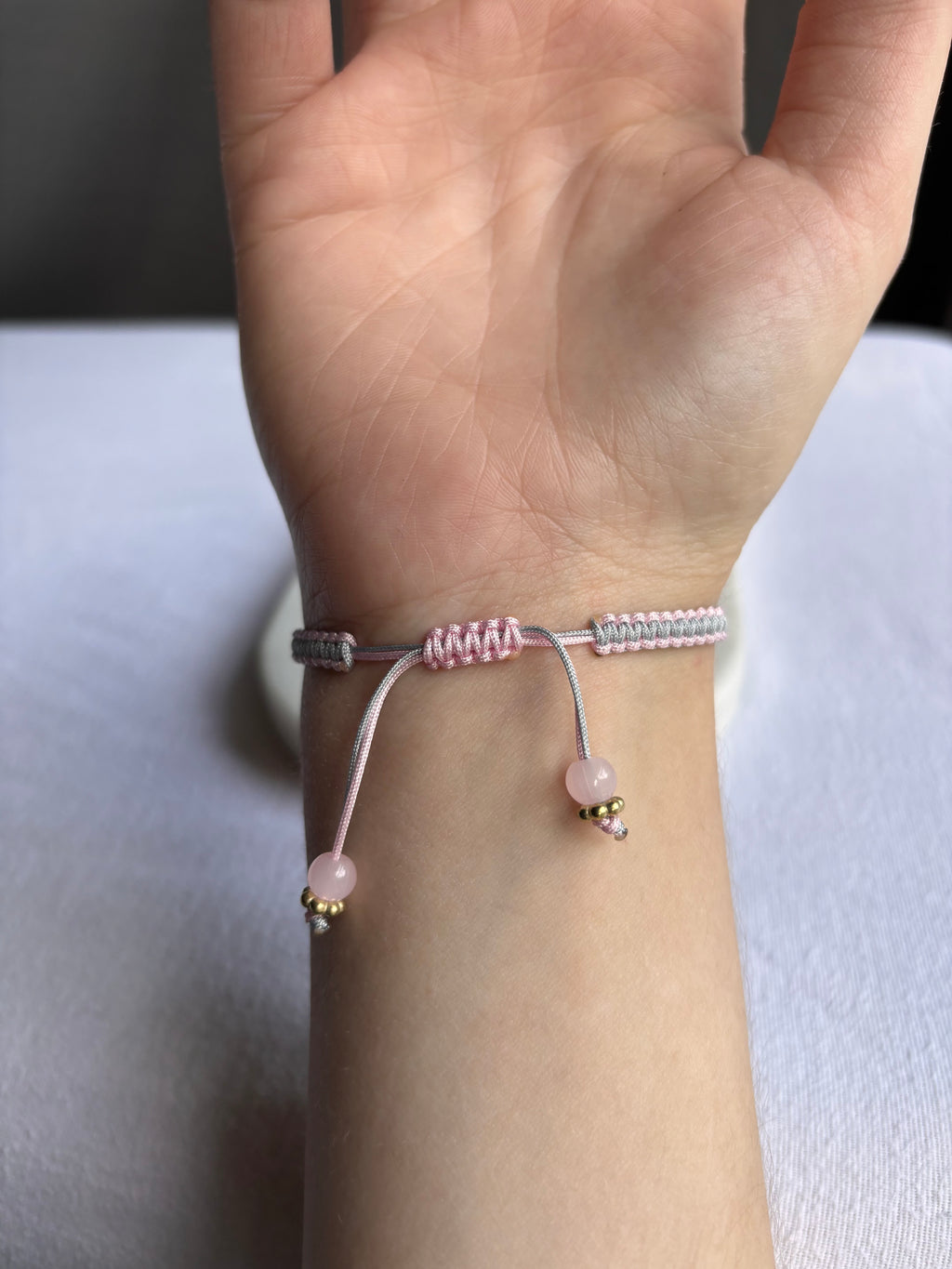 White Shorthair Inspired Kitty Bracelet
