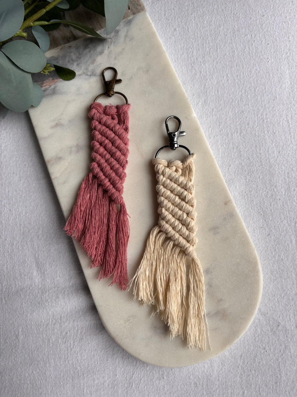 Diagonal Keychain