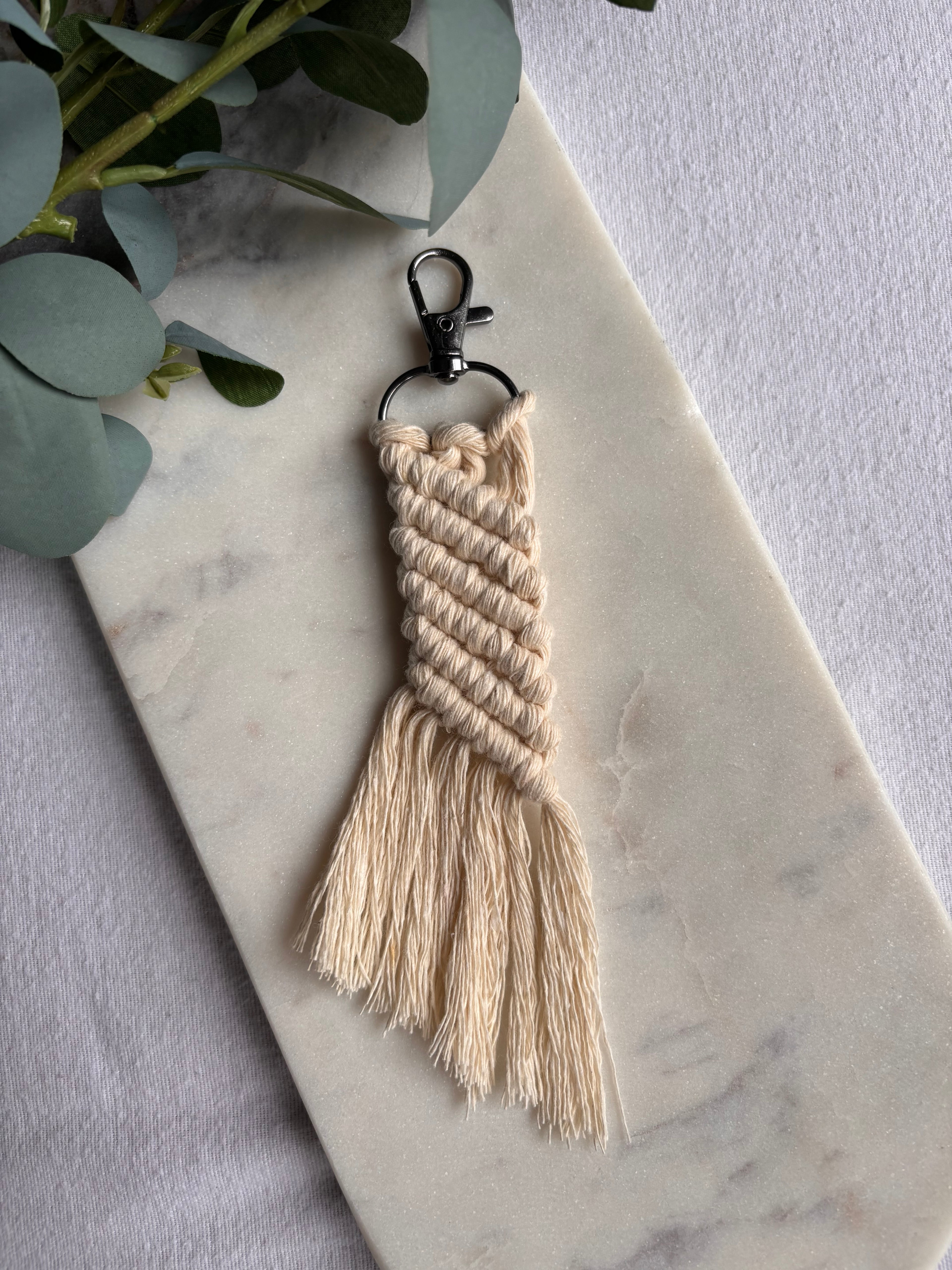 Diagonal Keychain