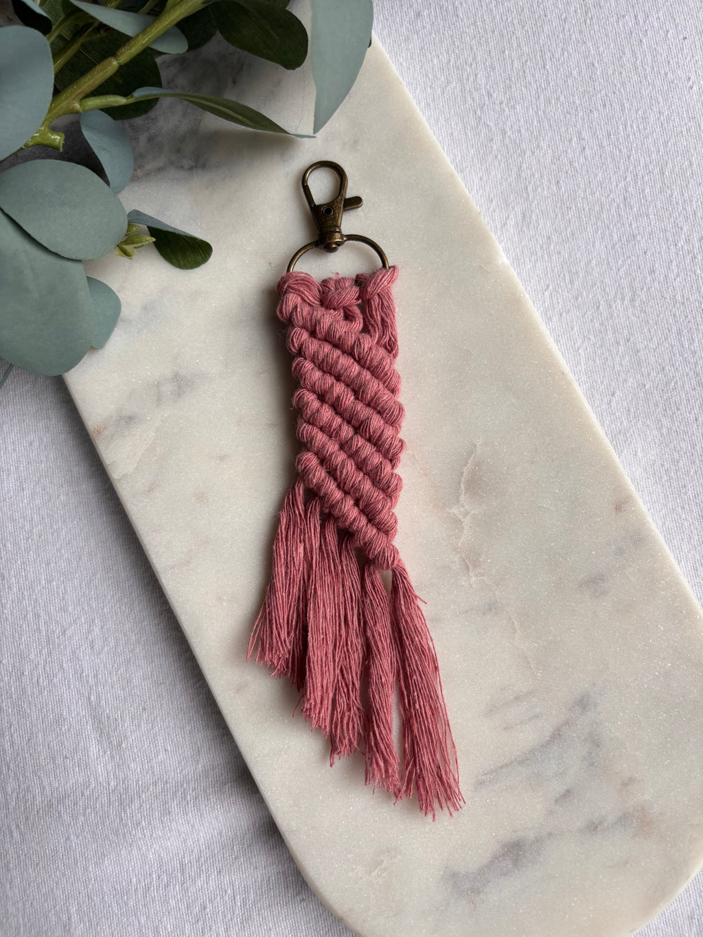 Diagonal Keychain