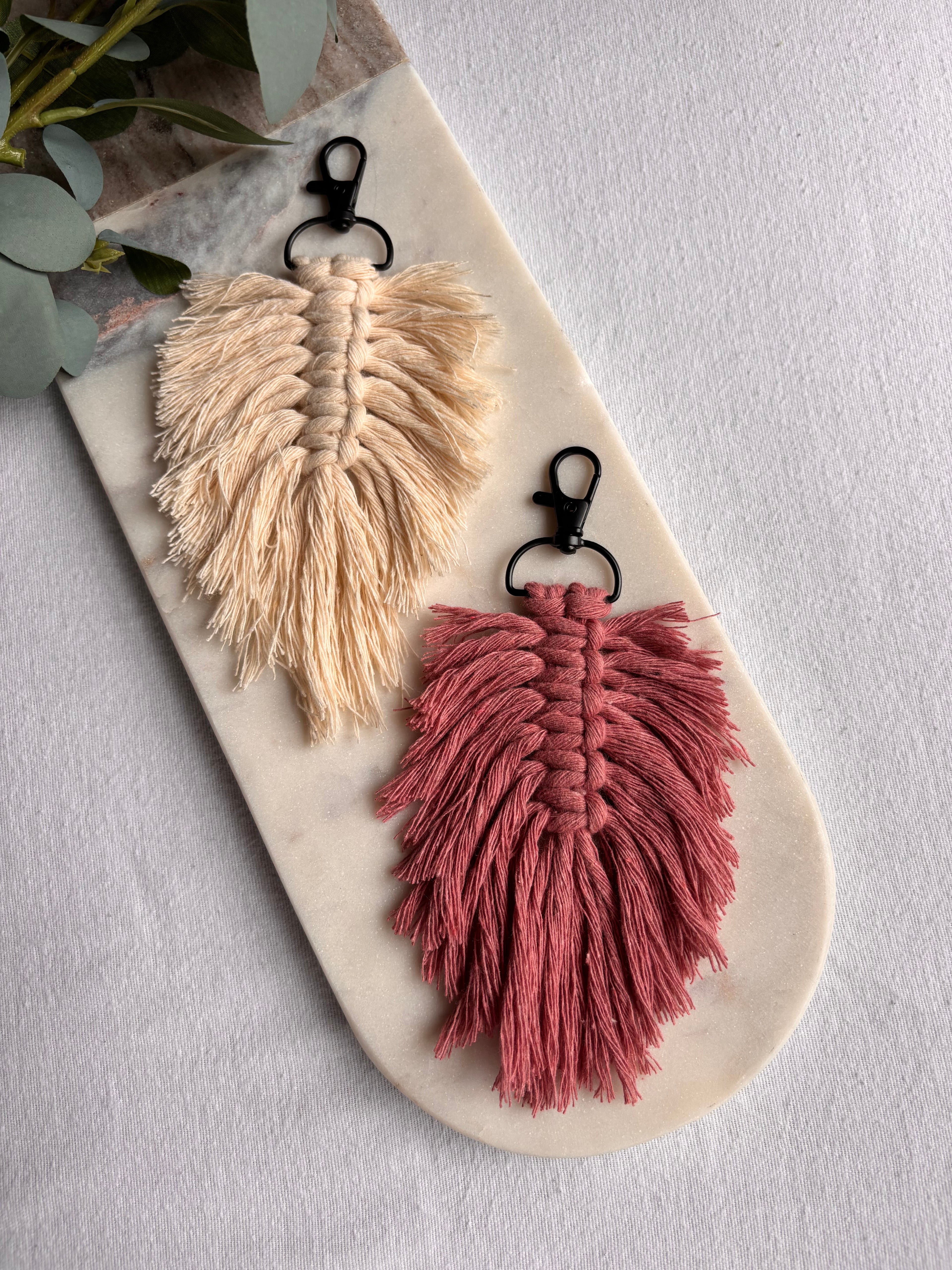 Feather Keychain