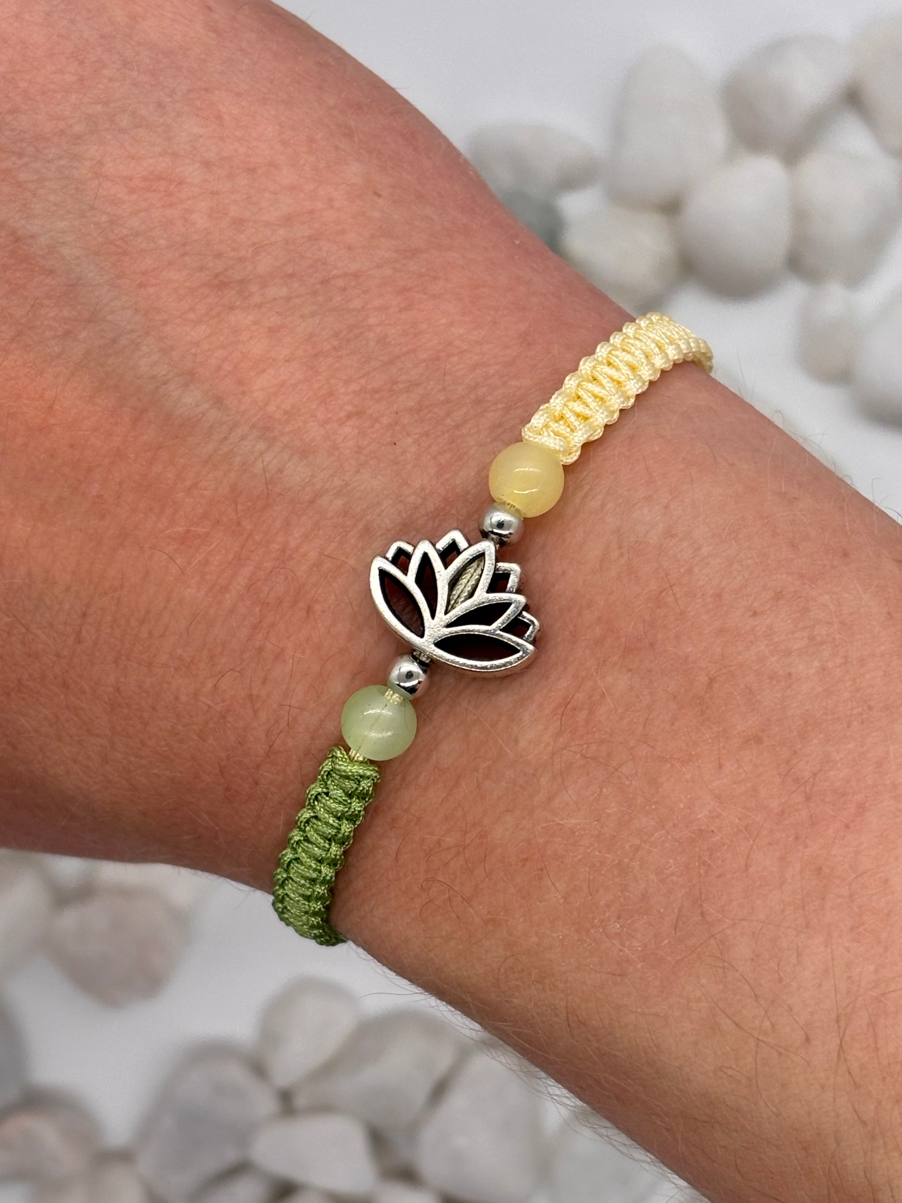 Dual Color Lotus Bracelet