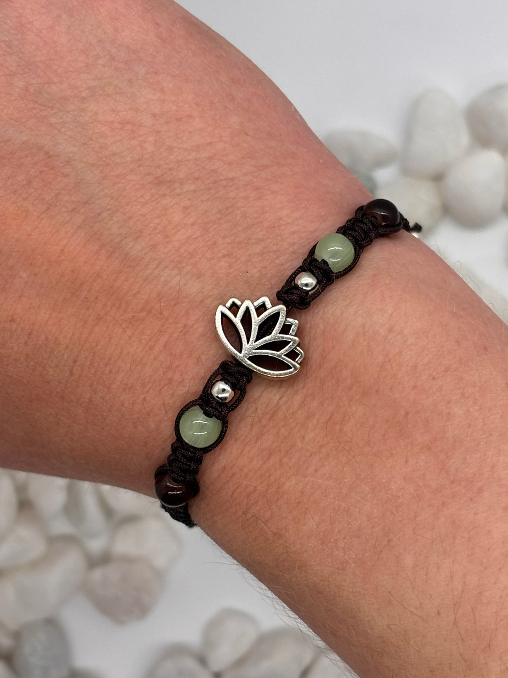 Lotus Charm Bracelet