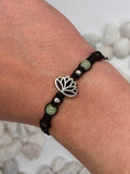 Lotus Charm Bracelet
