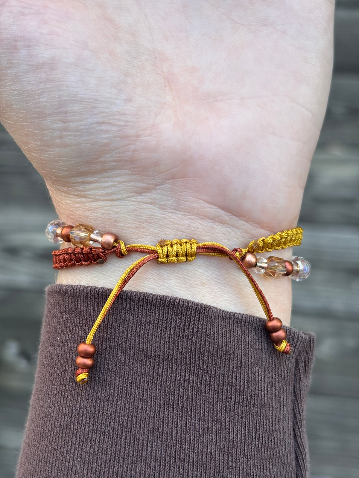 Maple Leaf Criss-Cross Bracelet