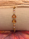 Spiral Maple Leaf Bracelet