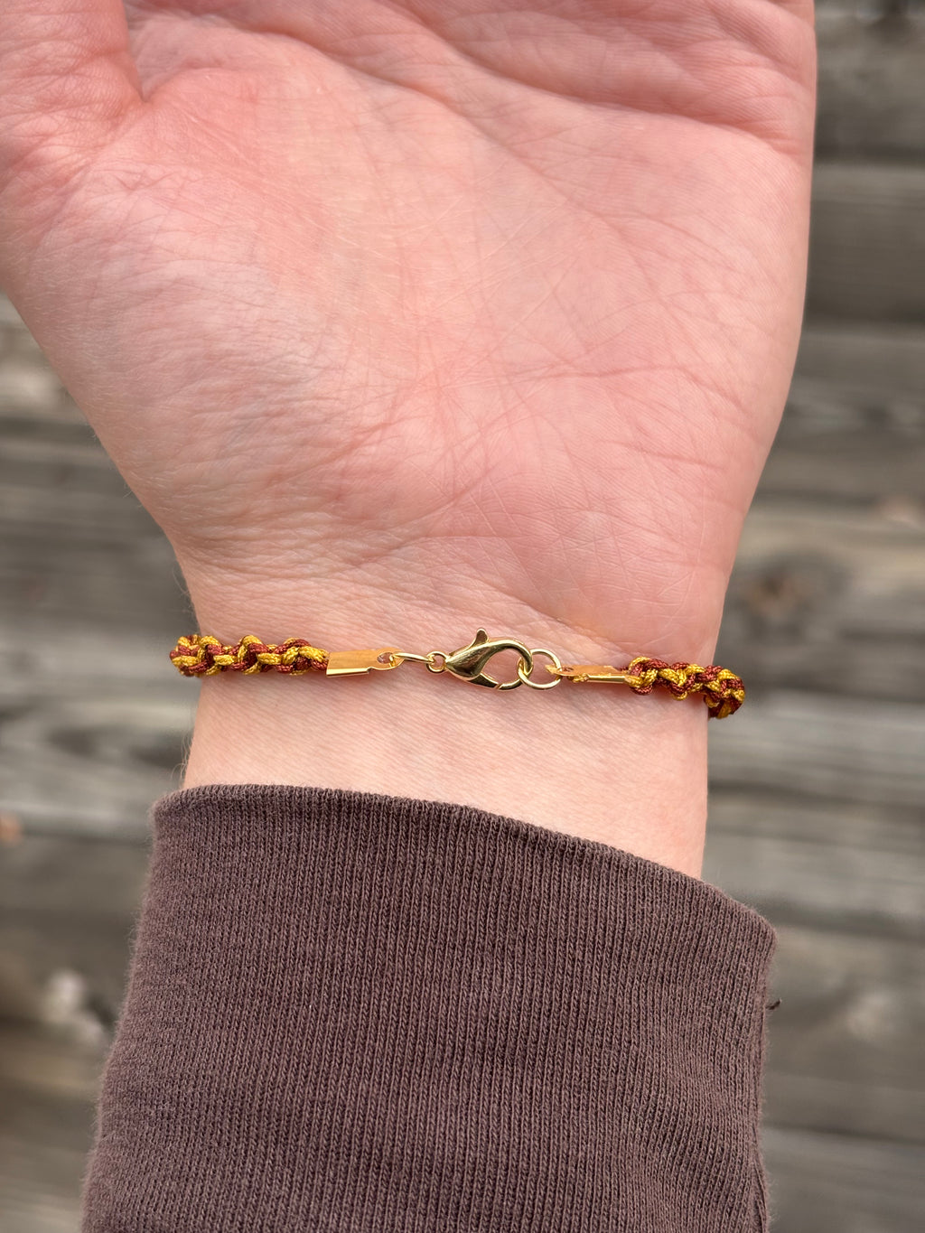 Spiral Maple Leaf Bracelet