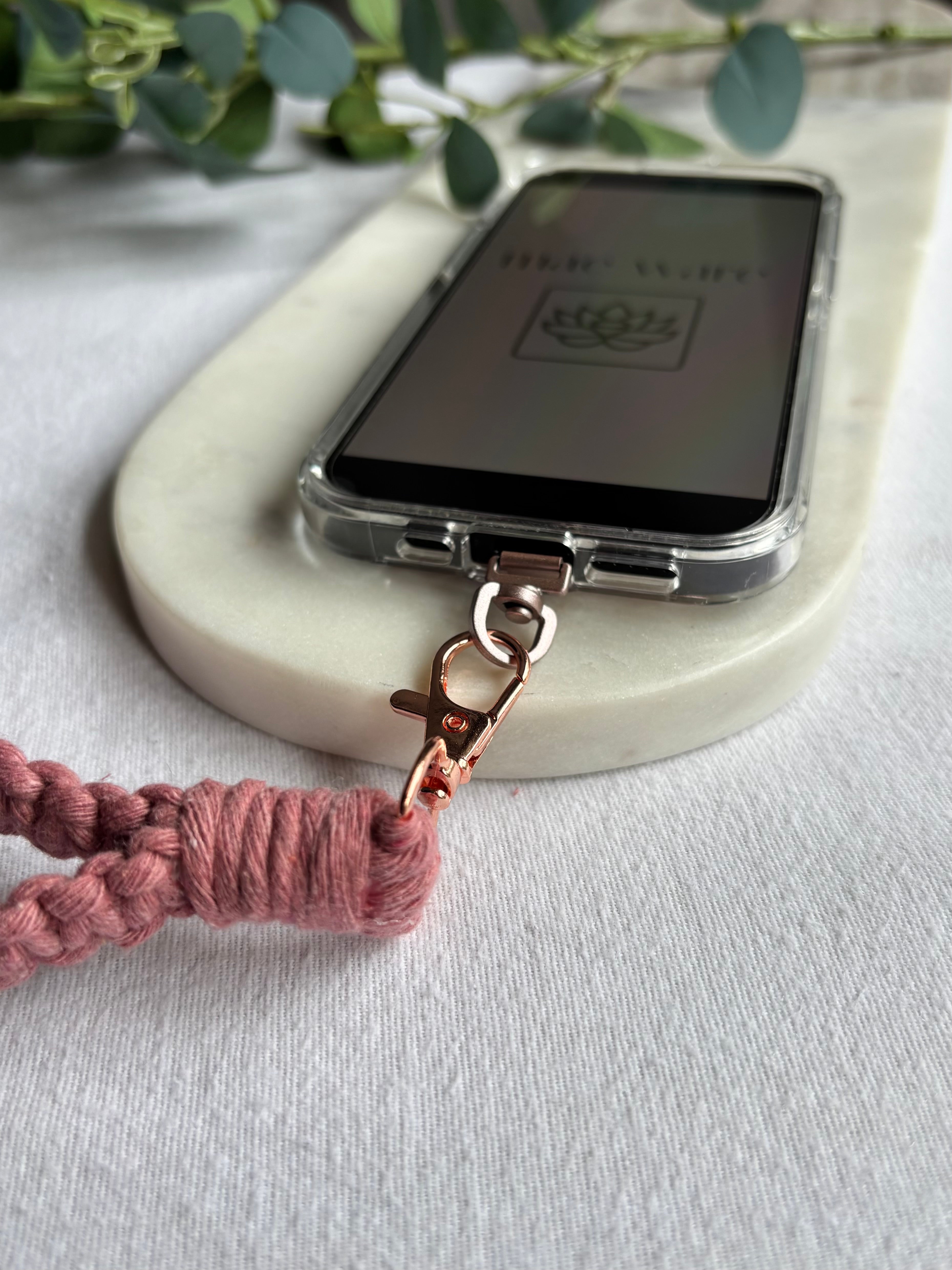 Pink Phone Wristlet