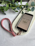 Pink Phone Wristlet